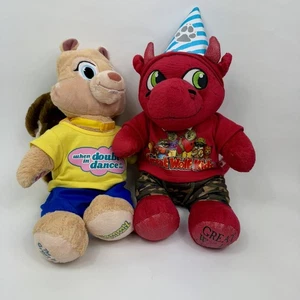 Build A Bear Great Wolf Lodge Plüschtier BAB Sammy Eichhörnchen Drache Ellie Toy - Bild 1 von 18
