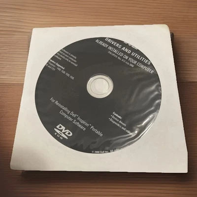 Dell Drivers and Utilities DVD For Inspiron P/N UP315 Rev. A12 - Still Sealed - Image 1 of 4