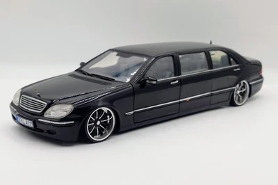 SSTAR Mercedes-Benz 1/18 Mercedes-Benz Classe S Pullman Rim Sinn Sunstar Custom - Photo 1/4