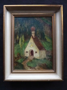 Monogrammist T.H.C verm. Theodor Cronberger um 1900 - Kapelle im Schwarzwald - Bild 1 von 9