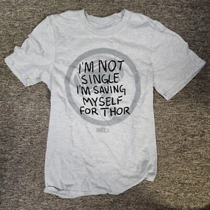 I’m Not Single I’m Saving Myself For Thor Funko Tees T-Shirt X-Small XS Corps - Picture 1 of 3