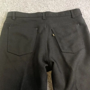 Pantalone uomo Levis 517 34x34 nero Dacron poliestere taglio gamba dritta anni 90 USA - Foto 1 di 14