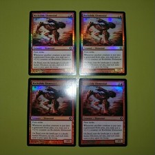 FOIL Rockslide Elemental x4 Shards of Alara 4x Magic the Gathering MTG