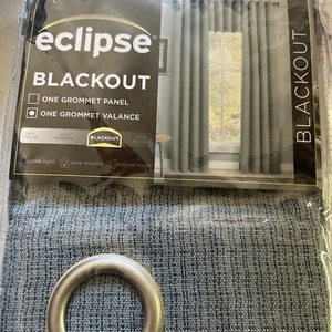 Eclipse Blackout One Grommet Valance Mushroom 52 in x 18 in✔️ - Picture 1 of 4