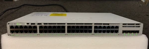 *CISCO* C9200L-48P-4G-E V01 48 Port Network Switch -1 Power Supply-See PIX 7&8 - Picture 1 of 12