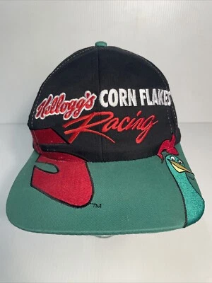 Vtg Kelloggs Corn Flakes Racing Hat Cap Nascar Terry Labonte #5 50th Anniversary - Image 1 of 4