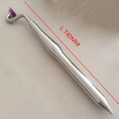 L740mm Stainless steel exhaust pipe Tuned Pipe for 26/29/30/32cc Zenoah Engine - Image 1 of 4