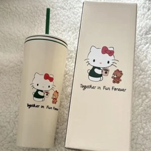 Bicchiere Starbucks Sanrio Hello Kitty Collaborazione Acciaio Inox 16 oz. /473ml - Foto 1 di 11