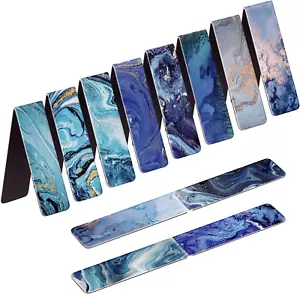 12 Pack Magnetic Bookmark, Book Marker Clip for Teachers, Students, Book Lovers, - Picture 1 of 10