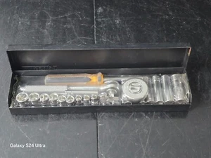Pittsburgh Steel 21 Piece Socket Set 1/4 Drive SAE   BRAND NEW  - Picture 1 of 9