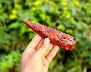 Bulk Mahogany Obsidian Arrow, Obsidian Arrowheads, Handmade Arrow Gemstone, Hand - Picture 1 of 8