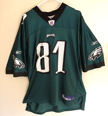Vintage Terrell Owens Philadelphia Eagles Jersey Size XL Football Reebok NFL NEW Cover