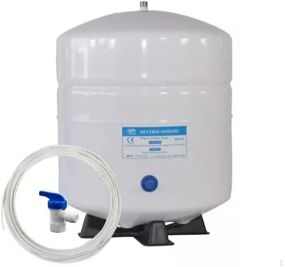 RO-152 TANQUE DE ALMACENAMIENTO FILTRO DE AGUA ÓSMOSIS INVERSA 5 GAL Capacidad + Tubo, Válvula Foto 1 de 4