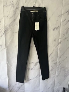 BRAVE SOUL LONDON - SKINNY FIT JEANS BLACK - waist 24 - NWT - Picture 1 of 10