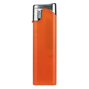 5 x Feuerzeug Gas Elektronik Feuerzeuge Lighter Modell Slider Farbe orange NEU - Bild 1 von 6