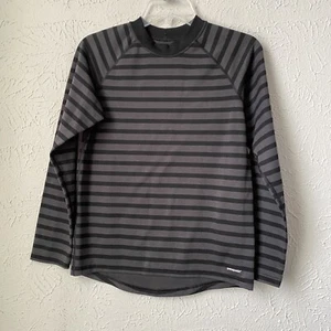 Kids Patagonia Capilene Base Layer Top size XL (14) gray Black - Picture 1 of 5
