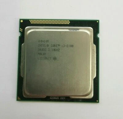 Intel Core i3-2nd Gen (2100) Processor @ 3.10GHz  LGA1155 Socket H2 - Image 1 of 2