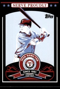 2009 Topps Updates & Highlights Propaganda Josh Hamilton R31 Texas Rangers #PP18 - Picture 1 of 2