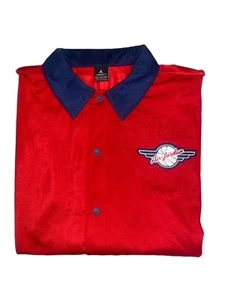 Vintage Air Jordan Wings Logo Snap Closure Shirt Men’s Size 2XL Embroidered Polo - Picture 1 of 9