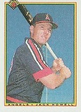 1990 Bowman California Angels Baseball Card #296 Jack Howell