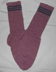 NUEVOS Calcetines de LANA Tejidos a Mano Cálidos y Suaves (9,0 pulgadas de Largo) - Imagen 1 de 1