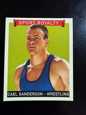 2008 Upper Deck Goudey Sport Royalty Mini Blue Back Cael Sanderson Card #283 - Image 1 of 4