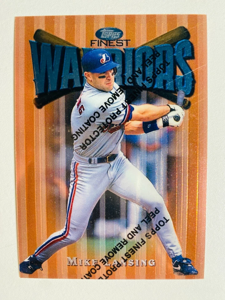 1997 TOPPS FINEST WARRIORS #69 MIKE LANSING NM-MT MLB BASEBALL CARD - Image 1 of 1