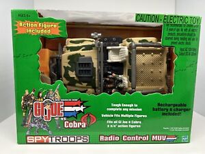 GI Joe RADIO CONTROL MUV & Beach Head Figure Spy Troops 2003 Hasbro
