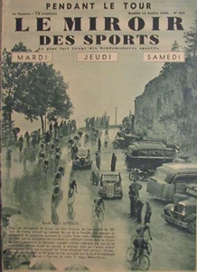 SPECIAL CYCLING TOUR DE FRANCE 1936 BALLON DALSACE STAGES METZ BELFORT EVIAN - Picture 1 of 1