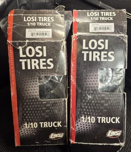 Very Rare NOS Team Losi Desert Truck 1/10 Tire and Wheel Front (2) LOSA # 17679B - Picture 1 of 5