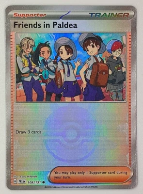 Friends in Paldea 109/131 Pokeball Reverse Holo PRE English NM Pokemon TCG - Bild 1 von 2