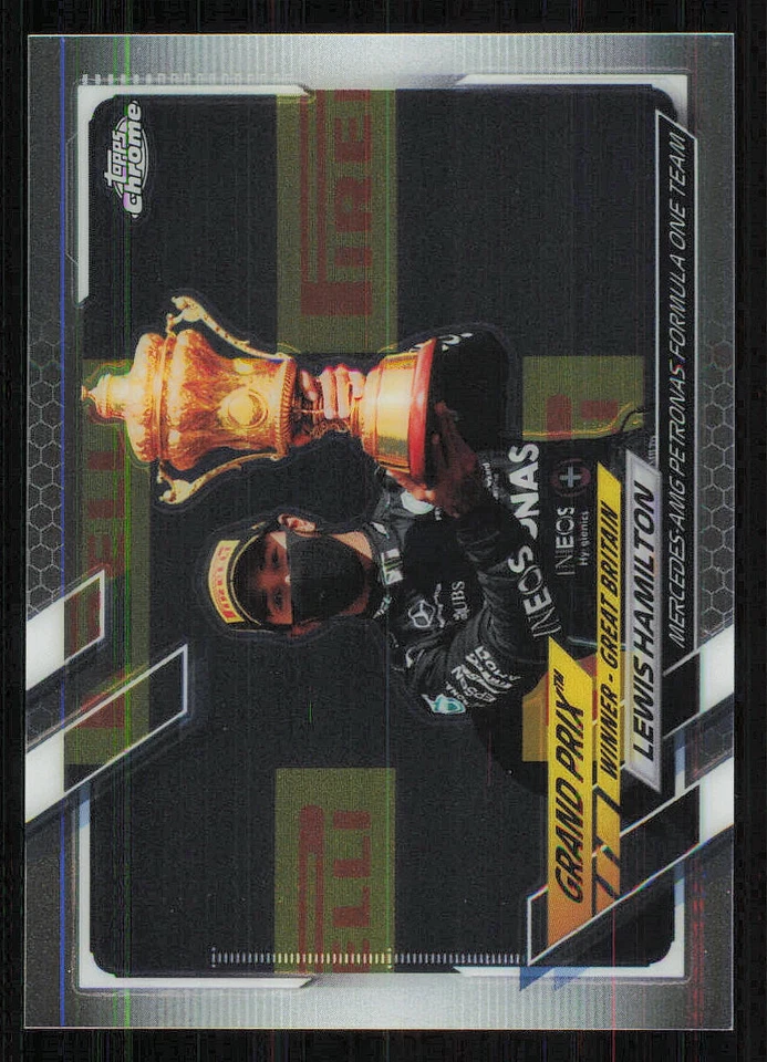 2021 Topps Chrome Formula 1 #141 Lewis Hamilton/Grand Prix Winners - Image 1 of 2