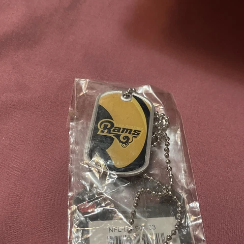Los Angeles Rams Dog Tag THROWBACK Logo Cover