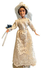 Vtg Star Wars Princess Leia Bride Doll Lace Dress And Veil 12 In Unique Handmade