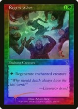 MTG - Regeneration - Seventh Edition - X1 - (MP) - FREE SHIPPING