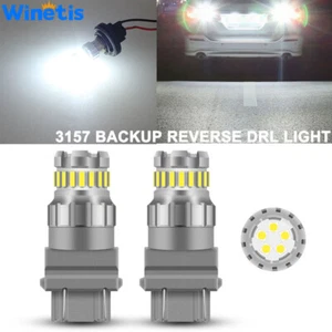 Winetis 3156 3157 4157 LED Backup Reverse Light Bulbs 6000K Xenon White Bright - Picture 1 of 10