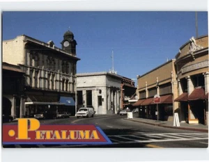 Postkarte Erleben Sie die Vergangenheit unter den historischen Gebäuden von Petaluma Kalifornien - Bild 1 von 2