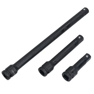 Set barre di estensione presa impatto unità 1/2" 75 mm 125 mm 250 mm 3 pz - Foto 1 di 6