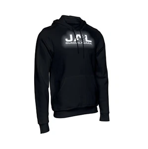 Guadalajara JAL Jalisco Logo Reflectante Negro Pullover Sudadera con Capucha - Imagen 1 de 4
