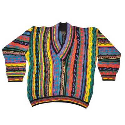 Vintage Coogi Australia Pure Wool Knit 3D Swe...