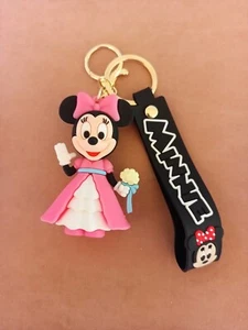 MINNIE MOUSE "VESTIDA DE NOVIA EN VESTIDO ROSA" LLAVERO/MOCHILA CLIP - Imagen 1 de 1