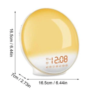 Simulated Sunrise Wake-up Alarm Clock Light \ф 9CY9 S8A2 - Picture 1 of 15