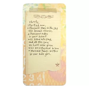 Written Note NEW BABY GIRL CONGRATULATIONS Card by American Greetings + Envelope - Picture 1 of 4