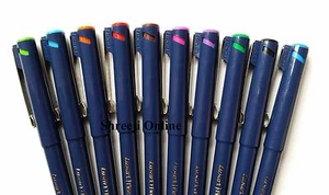 Luxor Artist Fine Writer Drawing Pens Set of 10 Pens Assorted Colours - Cheapest - Picture 1 of 5