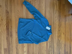 Nike Herren Golf Half Zip Langarm Pullover Shirt Sweater Gr. XL Grün DriFit - Bild 1 von 5