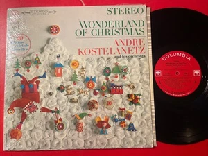 Andre Kostelanetz Wonderland Of Christmas LP Columbia Stereo 2 Eye + Shrink VG+ - Picture 1 of 5