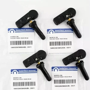 4Pcs Genuine TPMS Tire Pressure Sensors OEM 56029479AB Chrysler Dodge Jeep - Picture 1 of 1