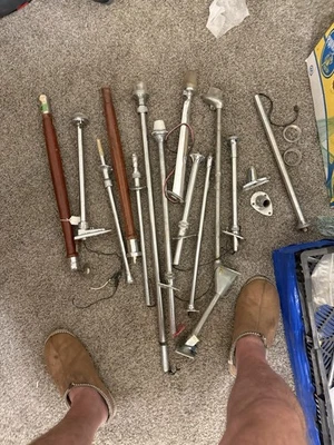 "Luz de poste de navegación vintage de 37"" para barco" Foto 1 de 4