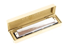 M SUZUKI Vintage Harmonica SU-21 C Japan In Case - Picture 1 of 9