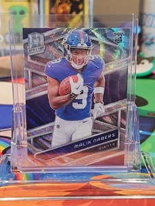 Malik Nabers - 2024 Panini Spectra #5 RC [Wave /11], Rookie New York Giants - Picture 1 of 5